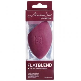 Esponja de Maquiagem Océane Mariana Saad Flat Blend - Vinho